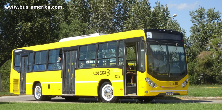 Mercedes-Benz O 500 U - Metalpar Iguazú Nueva Generación - Azúl
AD 459 ZP

Línea 203 (Prov. Buenos Aires), interno 4219
