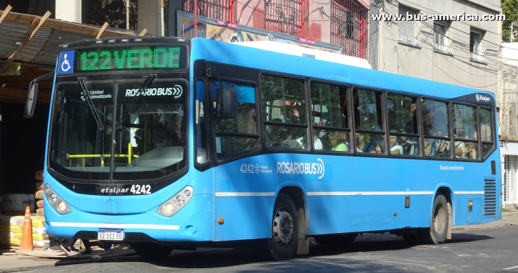 Mercedes-Benz O 500 U - Metalpar Iguazú Nueva Generación - Rosario Bus
AD 511 RO

Línea 122 (Rosario), interno 4242
