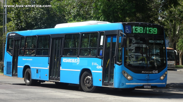 Mercedes-Benz O 500 U - Metalpar Iguazú Nueva Generación - Rosario Bus
AD 680 UY
[url=https://bus-america.com/galeria/displayimage.php?pid=60961]https://bus-america.com/galeria/displayimage.php?pid=60961[/url]

Línea 138/139 (Rosario), interno 4246
