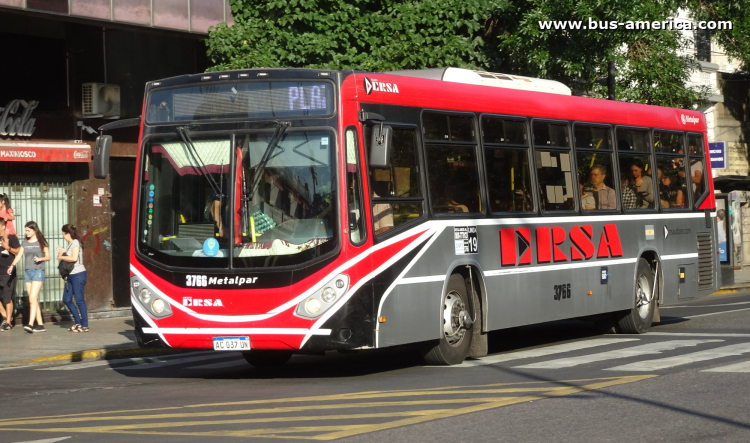 Mercedes-Benz O 500 U - Metalpar Iguazú 2010 - ERSA , MOSSA
AC 037 UN

Línea 19 (Buenos Aires), interno 3766
