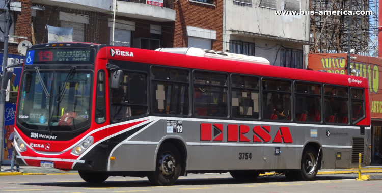 Mercedes-Benz O 500 U - Metalpar Iguazú 2010 - ERSA , MOSSA
AC 098 WL

Línea 19 (Buenos Aires), interno 3754
