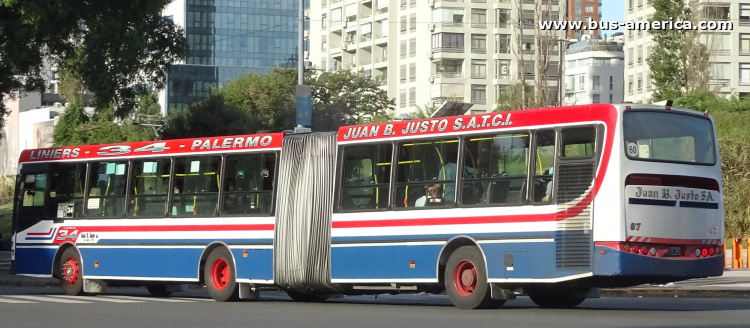 Mercedes-Benz O 500 UA - Metalpar Iguazú 2007 - Juan B. Justo
KKM 404

Línea 34 (Buenos Aires), interno 67
