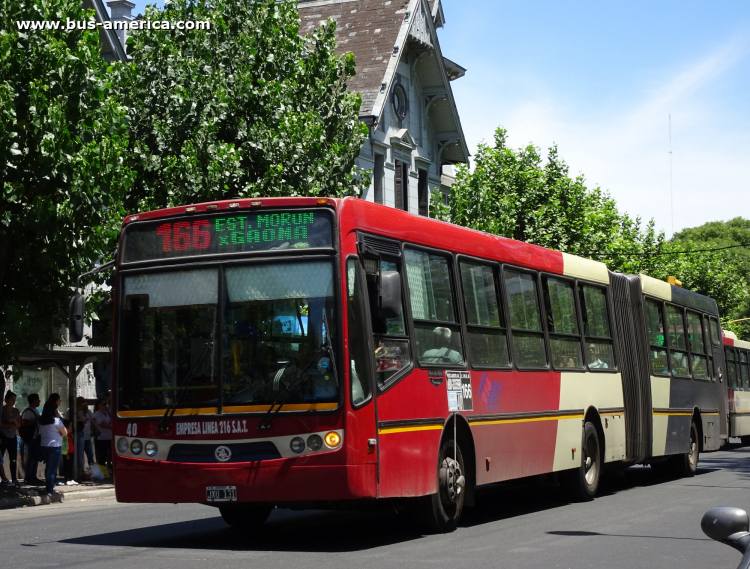 Mercedes-Benz O-500 UA - Metalpar Iguazú 2007 - Empresa Línea 216
JXU 131
[url=https://bus-america.com/galeria/displayimage.php?pid=55940]https://bus-america.com/galeria/displayimage.php?pid=55940[/url]

Línea 166 (Buenos Aires), interno 40

