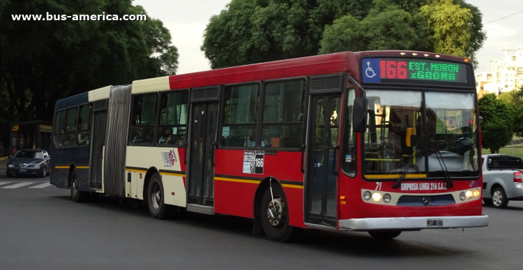 Mercedes-Benz O-500 UA - Metalpar Iguazú 2007 - Empresa Línea 216
JVP 457
[url=https://bus-america.com/galeria/displayimage.php?pid=55949]https://bus-america.com/galeria/displayimage.php?pid=55949[/url]

Línea 166 (Buenos Aires), interno 71
