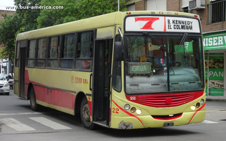 Mercedes-Benz OF 1418 - Metalpar Tronador 2010 - El Ceibo
KAK 887

Línea 7 (S.M.Tucumán), interno 22
