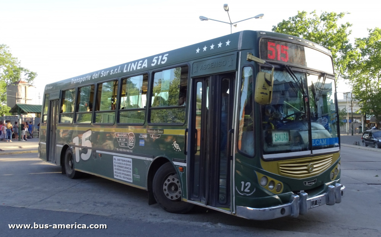 Mercedes-Benz OF 1418 - Metalpar Tronador 2010 - Transp. Del Sur
LLF 495
[url=https://bus-america.com/galeria/displayimage.php?pid=52848]https://bus-america.com/galeria/displayimage.php?pid=52848[/url]

Línea 515 (Pdo. A.Brown), interno 12
