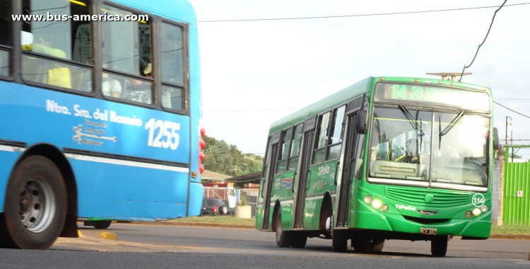 Mercedes-Benz OF 1418 - Metalpar Tronador 2010 - Tipoka
MCH 687

Línea 64 (Posadas), unidad 114
Línea alimentadora, color verde
