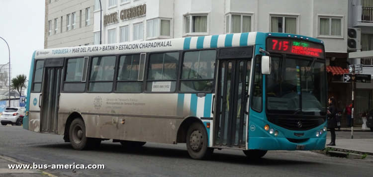 Mercedes-Benz OF 1418 - Metalpar Tronador 2010 - Línea Turquesa , Batán
MUB 408
[url=https://bus-america.com/galeria/displayimage.php?pid=58440]https://bus-america.com/galeria/displayimage.php?pid=58440[/url]

Línea 715 (Mar del Plata), interno 004
