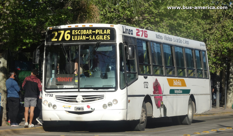 Mercedes-Benz OF 1418 - Metalpar Tronador 2010 - Isleña Metropolitana
NSJ 107

Línea 510 (Pdo. Escobar) operada por
Línea 276 (Prov. Buenos Aires), interno 1732
