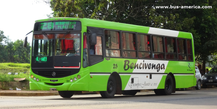 Mercedes-Benz OF 1418 - Metalpar Tronador - Bencivenga , Río Uruguay
¿NBG 612?
[url=https://bus-america.com/galeria/displayimage.php?pid=60944]https://bus-america.com/galeria/displayimage.php?pid=60944[/url]

Línea 28 (Posadas), interno 25

