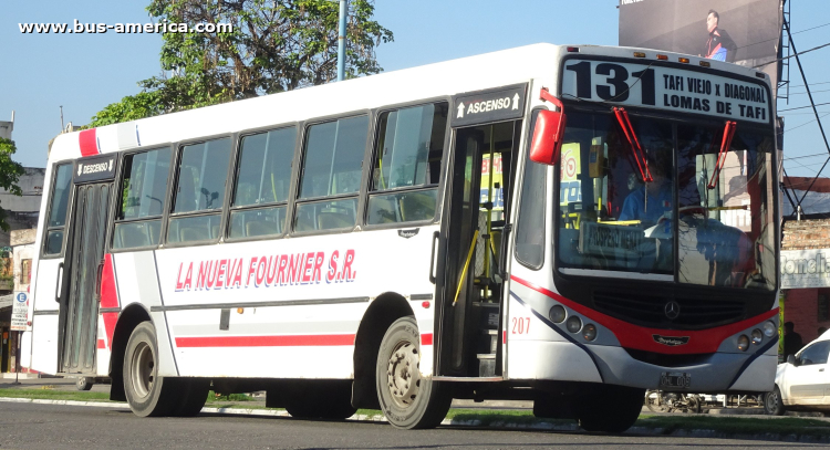 Mercedes-Benz OF 1418 - Metalpar Tronador 2010 - La Nueva Fournier
OHL 008

Línea 131 (Prov.Tucumán), interno 207
