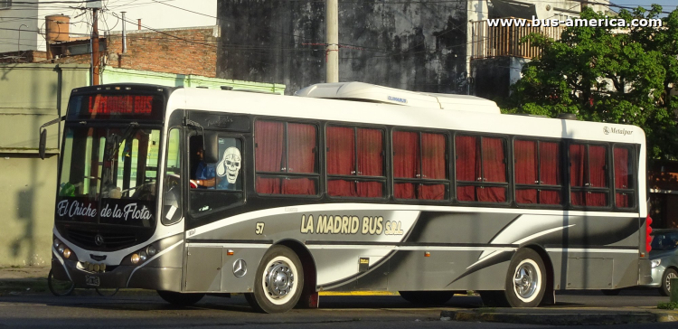 Mercedes-Benz OF 1418 - Metalpar Tronador 2010 - Lamadrid Bus
PGN 842

La Madrid Bus (Prov.Tucumán), interno 57
