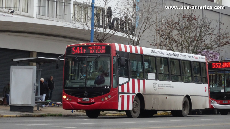 Mercedes-Benz OF 1418 - Metalpar Tronador 2010 - Línea Rojo , 25 de Mayo
PPH 359

Línea 541 (Mar del Plata), interno 059
