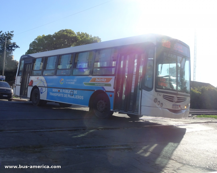 Mercedes-Benz OF 1621 - Metalpar Tronador 2010 - Isleña Metropolitana
AC 452 GL
[url=https://bus-america.com/galeria/displayimage.php?pid=59981]https://bus-america.com/galeria/displayimage.php?pid=59981[/url]

Línea 504B (Pdo. Escobar), interno 1792
