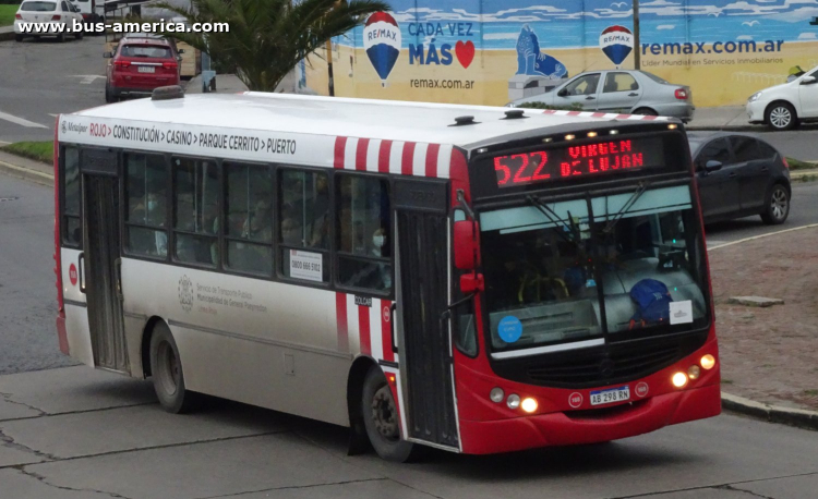 Mercedes-Benz OF 1621 - Metalpar Tronador 2010 - Línea Roja , 25 de Mayo
AB 298 RN

Línea 522 (Mar del Plata), interno 168
