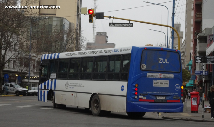 Mercedes-Benz OF 1621 - Metalpar Tronador 2010 - Línea Azúl , 25 de Mayo
AB 298 RK
[url=https://bus-america.com/galeria/displayimage.php?pid=60776]https://bus-america.com/galeria/displayimage.php?pid=60776[/url]
[url=https://bus-america.com/galeria/displayimage.php?pid=60777]https://bus-america.com/galeria/displayimage.php?pid=60777[/url]

Línea 562 (Mar del Plata), interno 053
