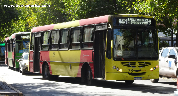Mercedes-Benz OF 1621 - Metalpar Tronador 2010 - Mendotran , El Trapiche y Pte.Alvear UTE
AB 358 SB

Línea 461 (Mendotran - Prov.Mendoza), interno 76
