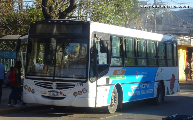 Mercedes-Benz OF 1621 - Metalpar Tronador 2010 - Isleña Metropolitana
AC 452 GM
[url=https://bus-america.com/galeria/displayimage.php?pid=59979]https://bus-america.com/galeria/displayimage.php?pid=59979[/url]

Línea 507 (Pdo. Escobar), interno 1791
