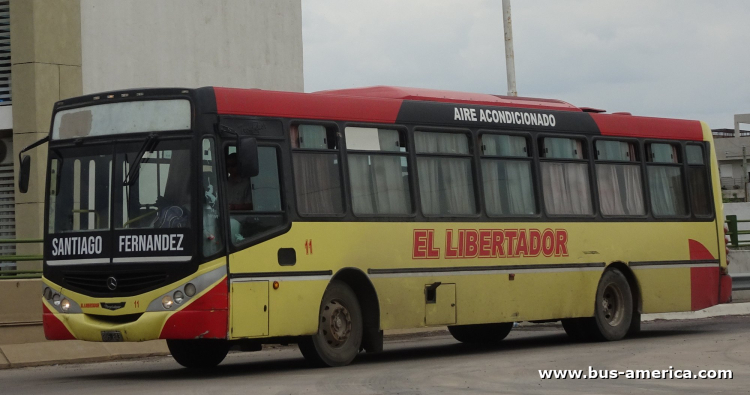 Mercedes-Benz OF 1722 - Metalpar Tronador 2010 - El Libertador
ODS 843

El Libertador (Prov.Sgo.del Estero), interno 11
