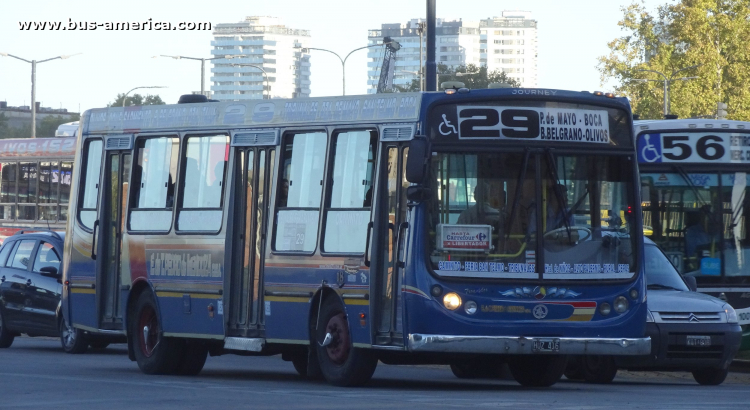 Mercedes-Benz OH 1315 L SB - Metalpar Tronador - Emp.Pedro de Mendoza
HUZ 416

Línea 29 (Buenos Aires), interno 18
