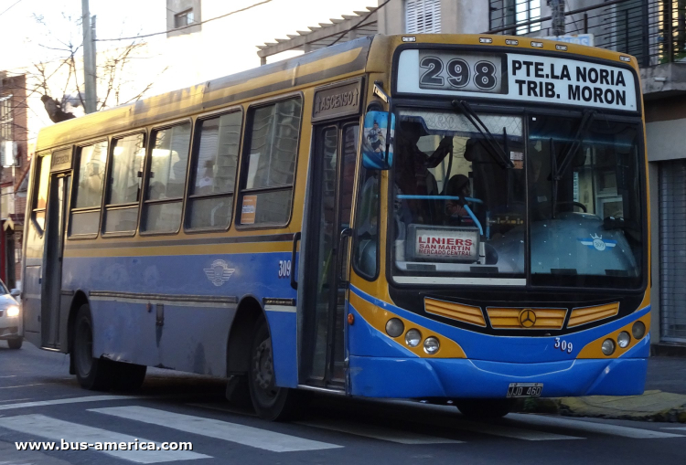 Mercedes-Benz OH 1518 - Metalpar Tronador 2010 - La Cabaña
JJD 460

Línea 298 (Prov.Buenos Aires), interno 309
