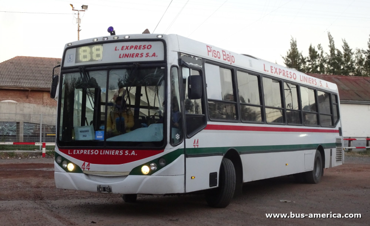 Mercedes-Benz OH 1618 L SB - Metalpar Iguazú 2010 - L.Expreso Liniers
IWD 947
[url=https://bus-america.com/galeria/displayimage.php?pid=56769]https://bus-america.com/galeria/displayimage.php?pid=56769[/url]
[url=https://bus-america.com/galeria/displayimage.php?pid=56770]https://bus-america.com/galeria/displayimage.php?pid=56770[/url]

Línea 502 (Pdo. Cañuelas, cumplido con numeración línea 88 de Buenos Aires), interno 44
