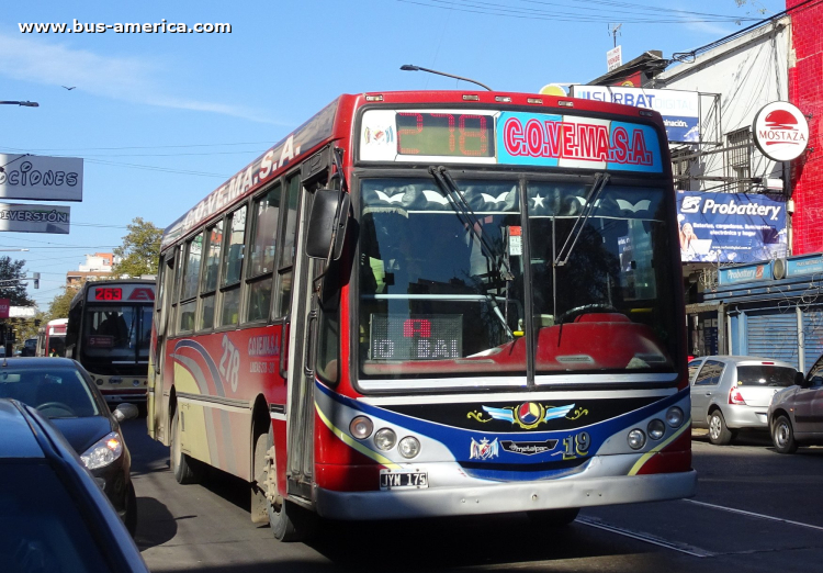 Mercedes-Benz OH 1618 L SB - Metalpar Iguazú 2010 - COVEMASA
JYM 175
[url=https://bus-america.com/galeria/displayimage.php?pid=61928]https://bus-america.com/galeria/displayimage.php?pid=61928[/url]

Línea 278 (Prov. Buenos Aires), interno 19
