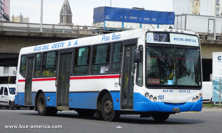 Mercedes-Benz OH 1618 L SB - Metalpar Iguazú 2010 - Bus del Oeste
LOR 661

Línea 97 (Buenos Aires), interno 151
