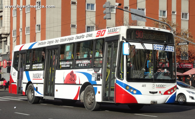 Mercedes-Benz OH 1618 L SB - Metalpar Iguazú 2010 - MODO
NQX 720

Línea 151 (Buenos Aires), interno 485 [desde Marzo 2015]
Ex Línea 65 (Buenos Aires), interno 1486 [marzo 2014 - diciembre 2014]
