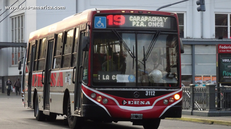 Mercedes-Benz OH 1618 L SB - Metalpar Iguazú 2010 - ERSA , MOSSA
OUL 266

Línea 19 (Buenos Aires), interno 3112
