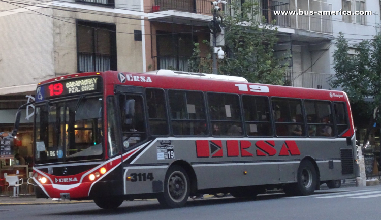 Mercedes-Benz OH 1618 L SB - Metalpar Iguazú 2010 - ERSA , MOSSA
OUL 264

Línea 19 (Buenos Aires), interno 3114
