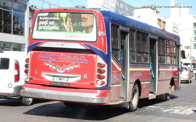 Mercedes-Benz OH 1618 L SB - Metalpar Iguazú 2010 - COVEMASA
OOI 192
[url=https://bus-america.com/galeria/displayimage.php?pid=61914]https://bus-america.com/galeria/displayimage.php?pid=61914[/url]

Línea 278 (Prov. Buenos Aires), interno 6
