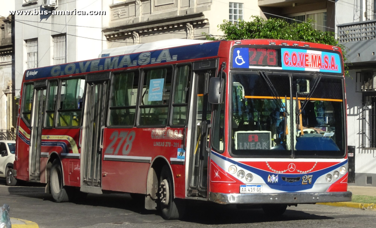 Mercedes-Benz OH 1618 L SB - Metalpar Iguazú 2010 - COVEMASA
AA 419 GE
[url=https://bus-america.com/galeria/displayimage.php?pid=61935]https://bus-america.com/galeria/displayimage.php?pid=61935[/url]
[url=https://bus-america.com/galeria/displayimage.php?pid=61936]https://bus-america.com/galeria/displayimage.php?pid=61936[/url]

Línea 278 (Prov. Buenos Aires), interno 27
