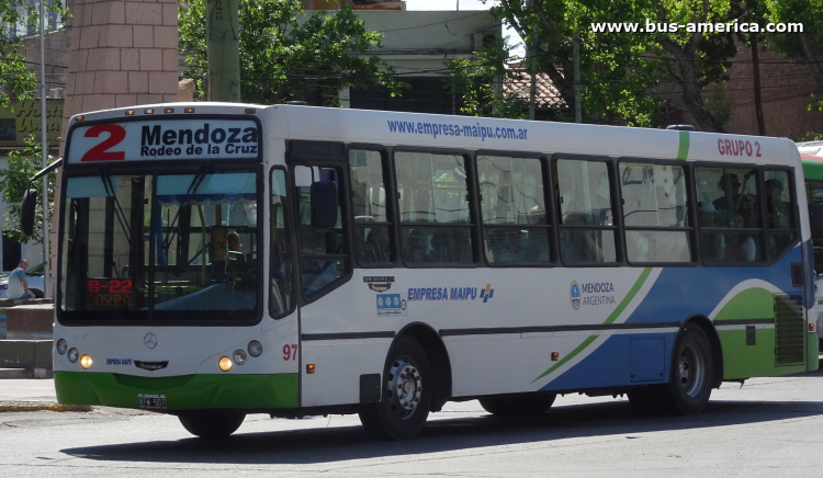 Mercedes-Benz OH 1618 L SB - Metalpar Iguazú 2010 PH 0066 - Maipú
KFW 507

Línea B22 (Mendoza), unidad 97
