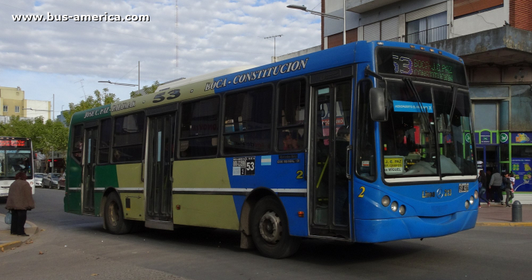 Mercedes-Benz OH 1618 L SB - Metalpar Iguazú 2010 - Línea 213
JSV 427

Línea 53 (Buenos Aires), interno 2
