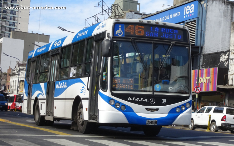 Mercedes-Benz OH 1618 L SB - Metalpar Iguazú 2010 - Utesa
KAC 671

Línea 46 (Buenos Aires), interno 39
