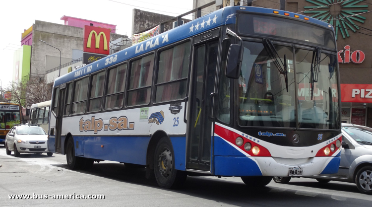 Mercedes-Benz OH 1618 L SB - Metalpar Iguazú 2010 - TALP
LFI 673
[url=https://bus-america.com/galeria/displayimage.php?pid=66673]https://bus-america.com/galeria/displayimage.php?pid=66673[/url]

Línea 338 (Buenos Aires), interno 25
