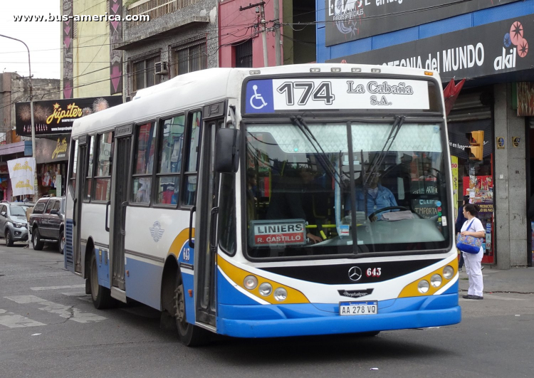 Mercedes-Benz OH 1621 L SB - Metalpar Iguazú 2010 - La Cabaña
AA 278 VQ

Línea 174 (Buenos Aires), interno 643
