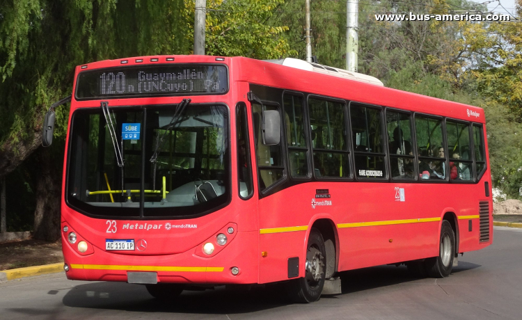 Mercedes-Benz OH 1621 L SB - Metalpar Iguazú Nueva Generación - Mendotran , STM
AC 110 IP
[url=https://bus-america.com/galeria/displayimage.php?pid=61958]https://bus-america.com/galeria/displayimage.php?pid=61958[/url]

Línea 120 (Mendotran, Prov. Mendoza), interno 23
