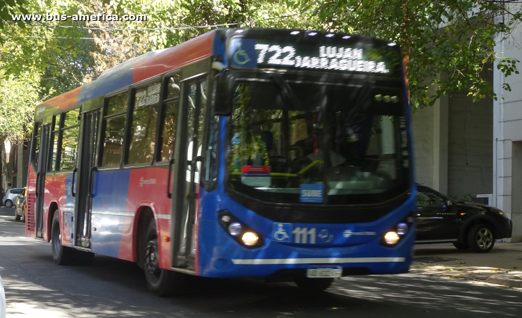 Mercedes-Benz OH 1621 L SB - Metalpar Iguazú Nueva Generación - Mendotran , Pte.Alvear y El Trapiche UT
¿AD 622 VR?

Línea 722 (Mendotran - Prov.Mendoza), interno 111
