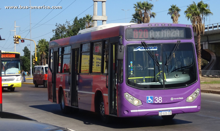 Mercedes-Benz OH 1621 L SB - Metalpar Iguazú Nueva Generación - Mendotran , Maipú
AD 025 CD

Línea 820 (Mendotran, Prov.Mendoza), interno 38
