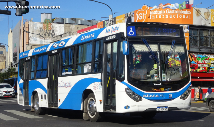 Mercedes-Benz OH 1621 L SB - Metalpar Iguazú Nueva Generación PH 108 - UTESA
AC 084 VH

Línea 46 (Buenos Aires), interno 25
Ex línea 180 (Buenos Aires), interno ¿?
