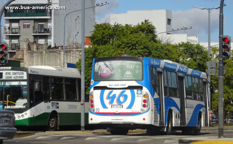 Mercedes-Benz OH 1621 L SB - Metalpar Iguazú Nueva Generación PH 108 - UTESA
AC 084 UR

Línea 46 (Buenos Aires), interno 33
Ex línea 180 (Buenos Aires), interno 46
