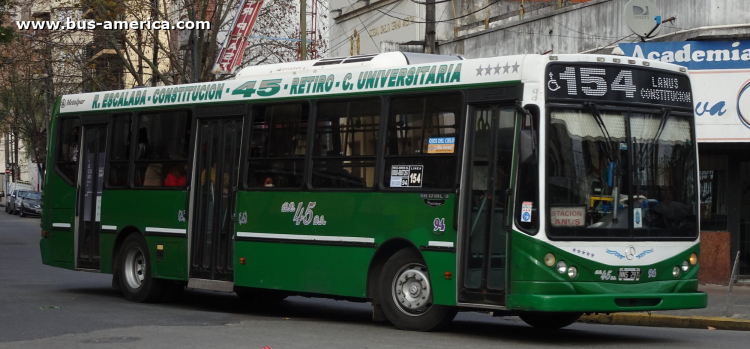 Mercedes-Benz OH 1718 L SB - Metalpar Iguazú 2010 - M.O.45
NNS 297

Línea 154 (Buenos Aires), interno 94
