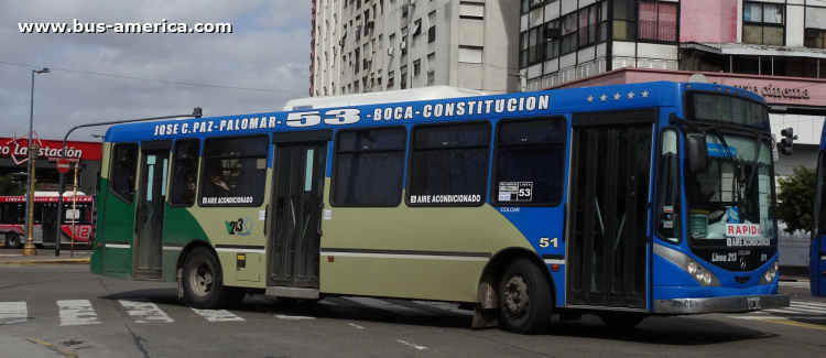 Mercedes-Benz OH 1718 L SB - Metalpar Iguazú 2010 - Línea 213
OVK 501

Línea 53 (Buenos Aires), interno 51
