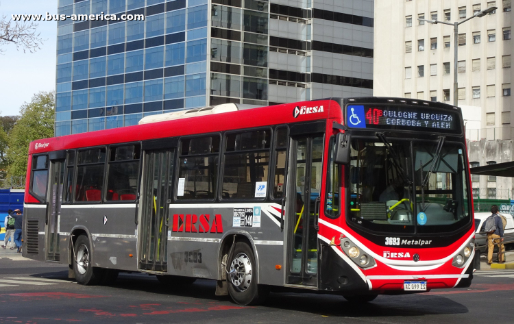 Volkswagen 18.280 OT LE - Metalpar Iguazú Nueva Generación PH 118 - ERSA
AC 099 ZS

Línea 140 (Buenos Aires), interno 3693
