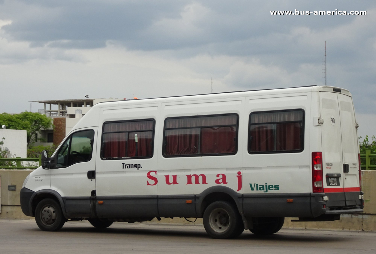 Iveco Daily 55C16 Paso (reacondicionado en Argentina por) R & O Valle - Sumay
PBH 183
[url=https://bus-america.com/galeria/displayimage.php?pid=67880]https://bus-america.com/galeria/displayimage.php?pid=67880[/url]

Sumaj (Prov.Sgo. del Estero)

Horarios solo de lunes a viernes: ida 13:30, vuelta 3:30
