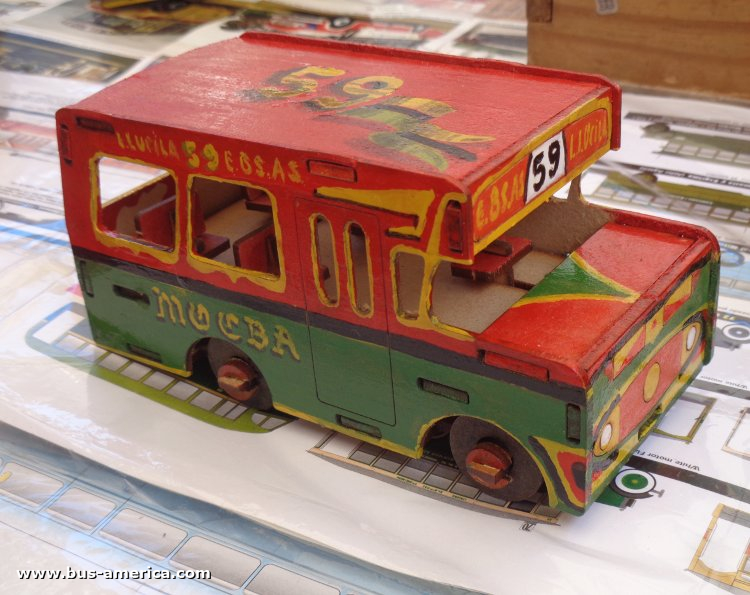 Bus América - MOCBA [juguete / miniatura]
Línea 59 (Buenos Aires) [juguete / miniatura]
