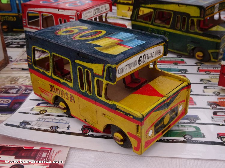 Bus America - MONSA [juguete / miniatura]
Línea 60 (Buenos Aires) [juguete / miniatura] 
