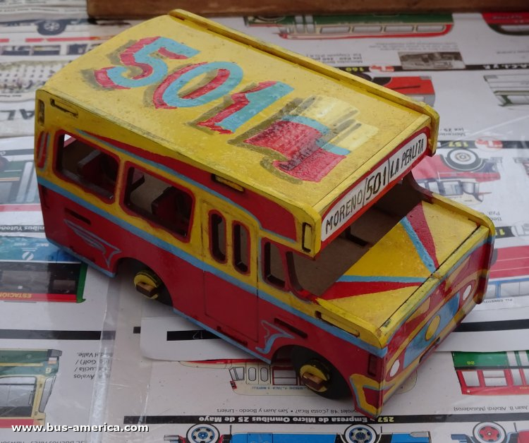 Bus América - La Perlita [juguete / miniatura]
Línea 501 (Pdo.Moreno)  [juguete / miniatura]
